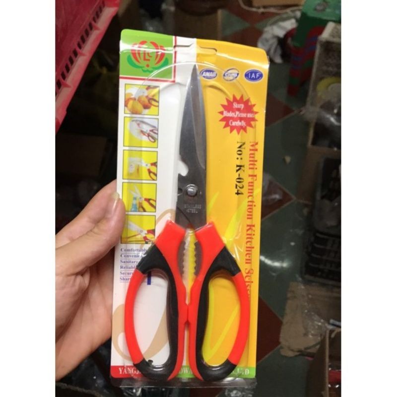 Kéo đa năng k-024 kéo đỏ nhà bếp