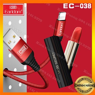 Cáp sạc earldom ec - 038 dài 20 cm chính hãng bảo hành 1 năm