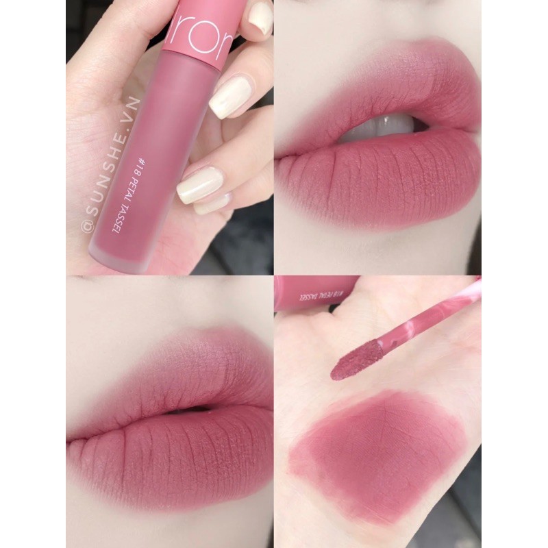 [MÀU 18-21] Son Romand Zero Velvet/Juicy Lasting Tint 5.5g