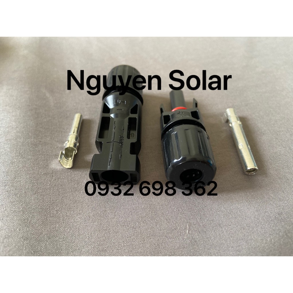 Jack Kết Nối MC4 Năng Lượng Mặt Trời_Chịu Nhiệt_Chống Nước_Cút Nối Chuyên Dụng_1000V_DC