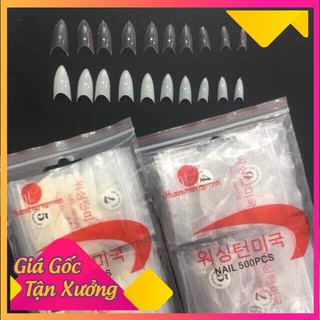 Móng nối nhọn, móng nối Hàn form nhọn 500m móng