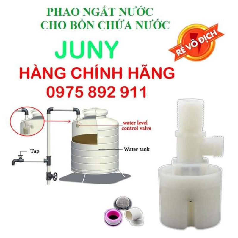 Van phao thông minh, ngắt nước cho bồn chứa nước - loại juny chính hãng