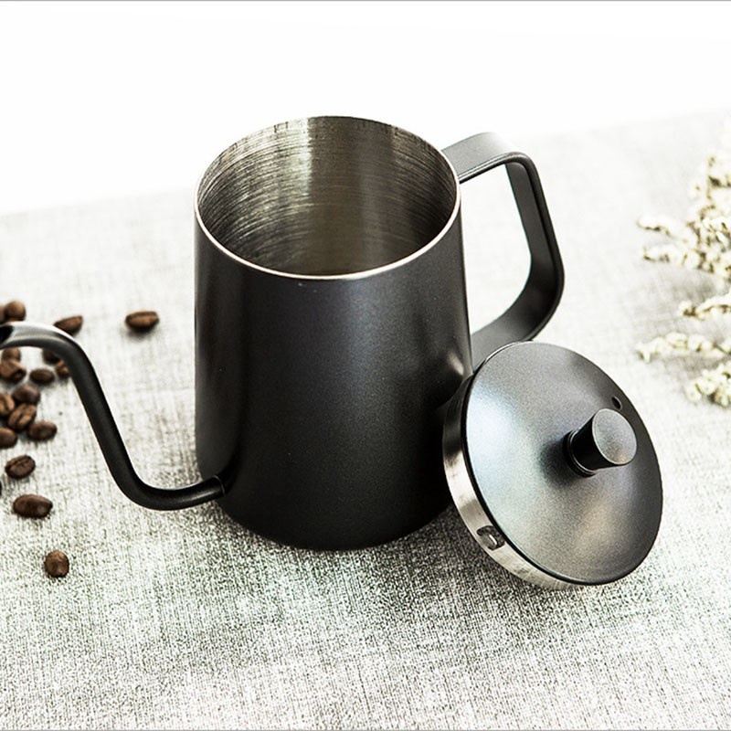 Stainless Steel Hand Punch Pot Long Mouth Fine Mouth Coffee Pot