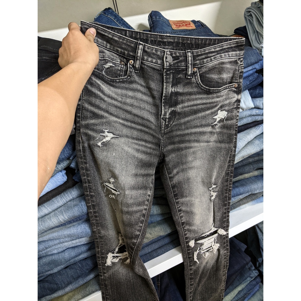Quần jeans nam chính hãng form slim fit