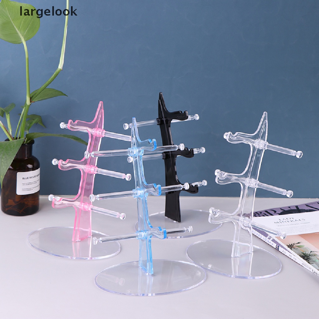 Bộ giá đỡ mắt kính bằng nhựa acrylic trong suốt tiện dụng