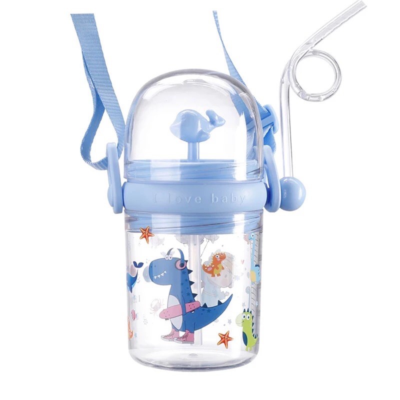Bình đựng nước uống cá heo 250ml cho bé