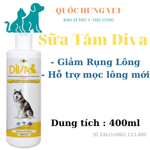 Sữa tắm cho chó diva cao cấp siêu thơm 400ml