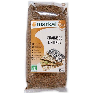 Hạt Lanh Nâu Hữu Cơ Markal 500g