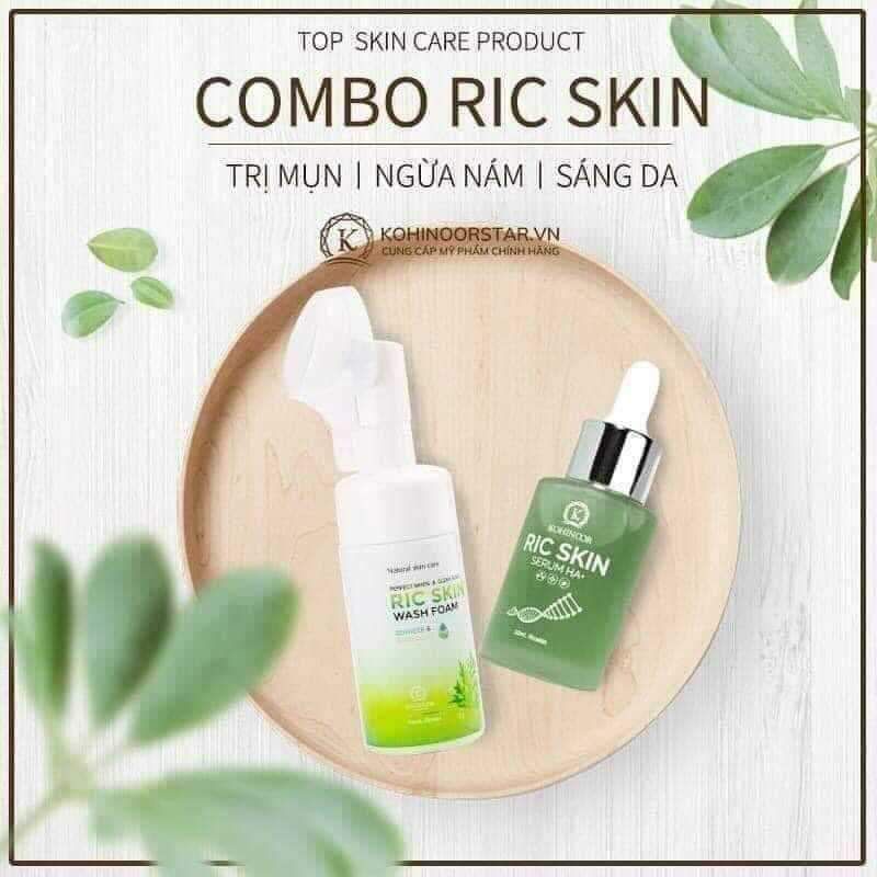 COMBO SERUM VÀ SỮA RỬA MẶT RIC SKIN KOHINOOR | BigBuy360 - bigbuy360.vn