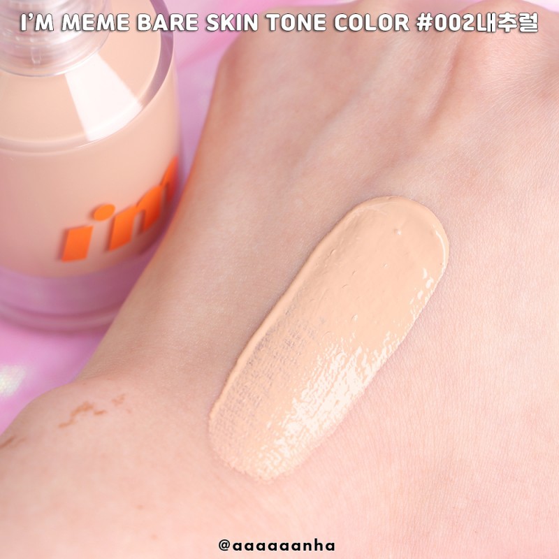 Kem nền I'm Meme I'm Bare Skin Tone Color | BigBuy360 - bigbuy360.vn