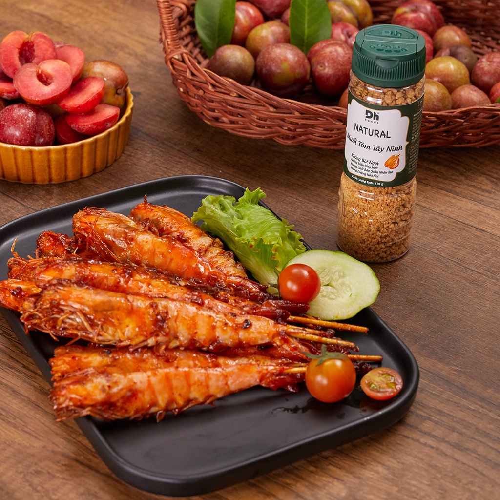 Muối Tôm Tôm Ớt Tây Ninh Natutal DH Foods Ớt Xanh Hột Sấy Food Gia Vị Chấm Bếp Ulatroi Tiêu lá chanh