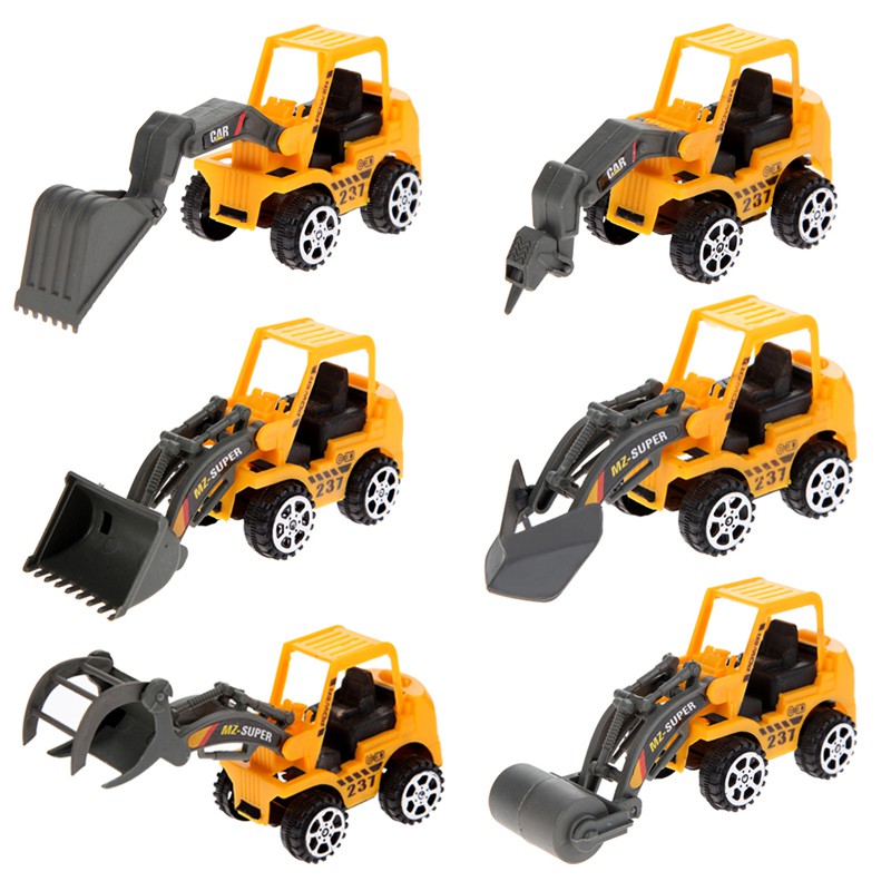 Bộ Kit 6 Xe Công Trường Dream Toy Cho Bé US04668