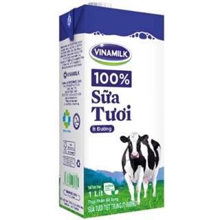 Sữa tươi Vinamilk ít đường 1L
