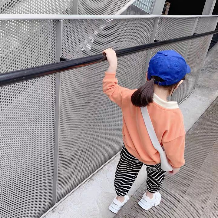 [Babycat] Hàng Có Sẵn Áo Sweatshirt Tay Dài Phong Cách Nhật Bản Hàn Quốc Phương Tây Thời Trang Mùa Xuân Dành Cho Bé Gái