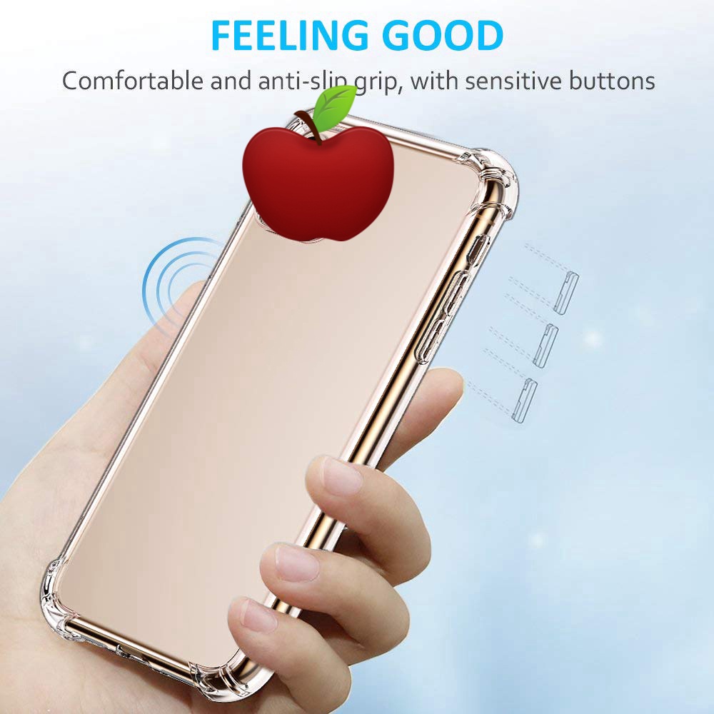 Ốp Điện Thoại TPU Mềm Trong Suốt Bảo Vệ 4 Góc Chống Sốc Cho iphone 11 Pro Max
