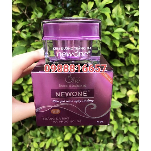 Kem dưỡng trắng, phục hồi da hư tổn New one Linh Chi 25g