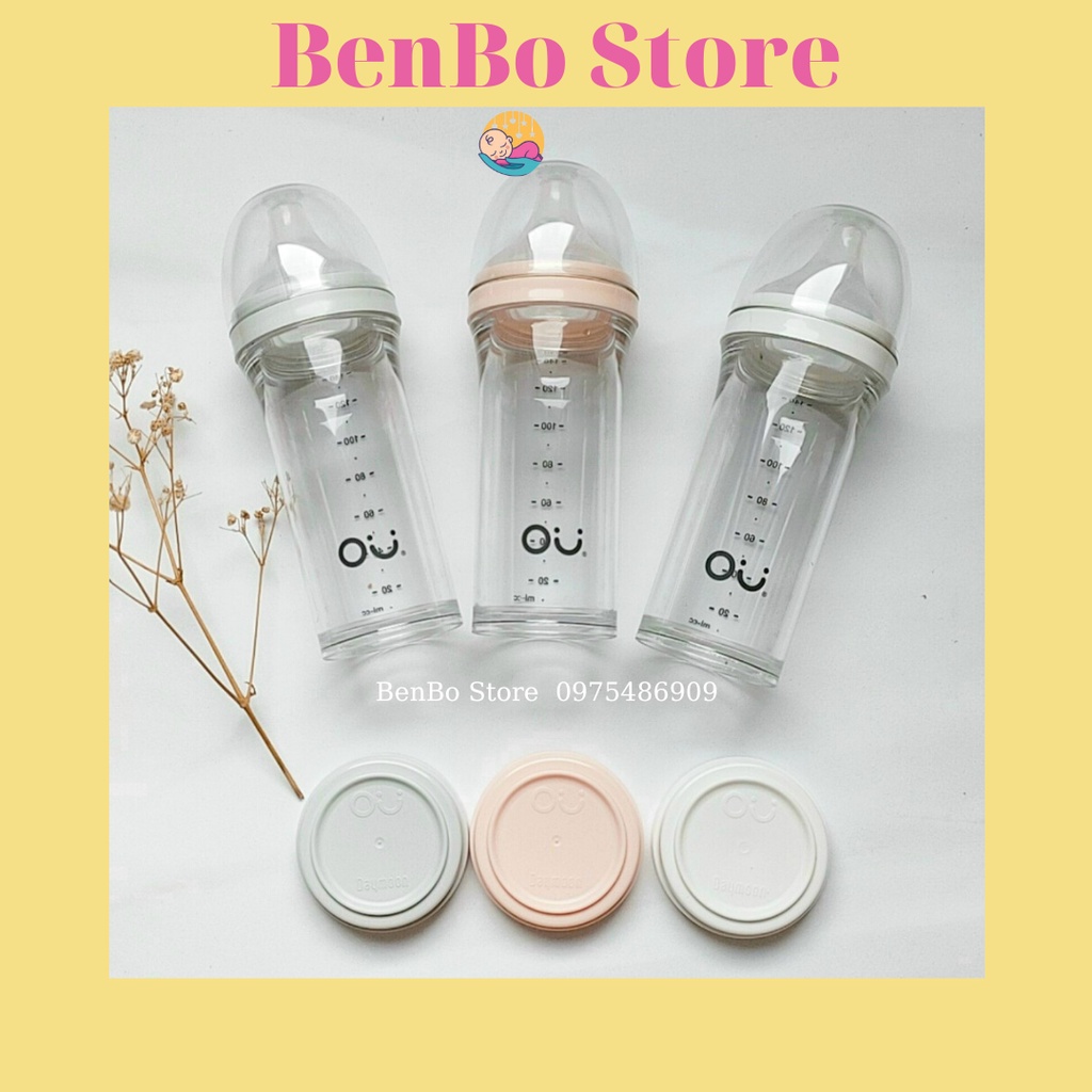 Bình Sữa Ou Wish 140ml/ 260ml Hàn Quốc Cao Cấp Chính Hãng