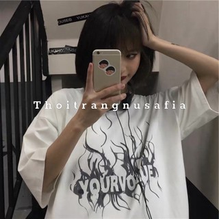 Áo thun tay lỡ dáng rộng unisex / Áo thun tay lỡ form rộng unisex - Yourvogue