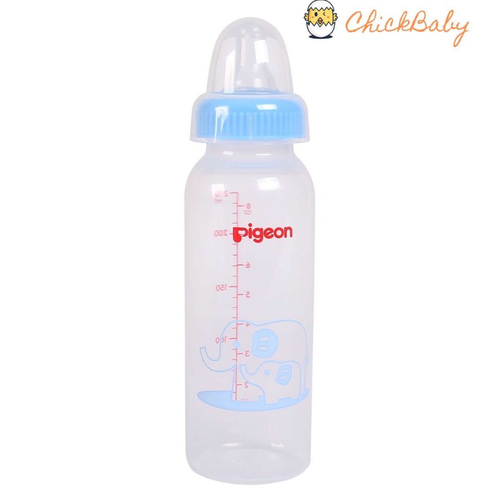 Bình sữa PIGEON cho bé sơ sinh120ml 240ml - Xanh Dương - Đỏ - Vàng ChickBabyShop