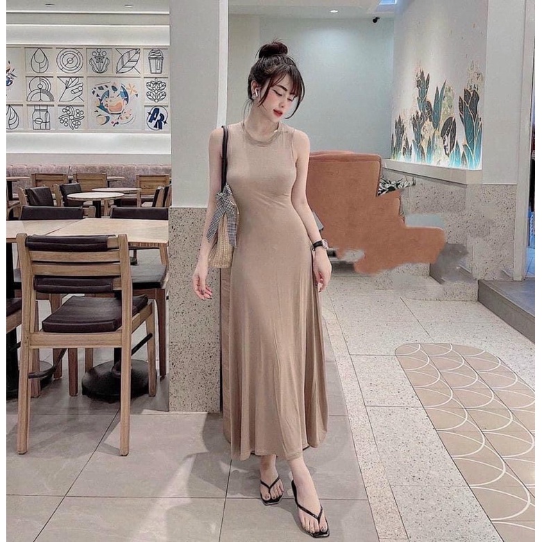 Đầm body thun lạnh lên dáng siêu xinh nhiều màu