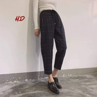 Quần bagy kẻ_HD05