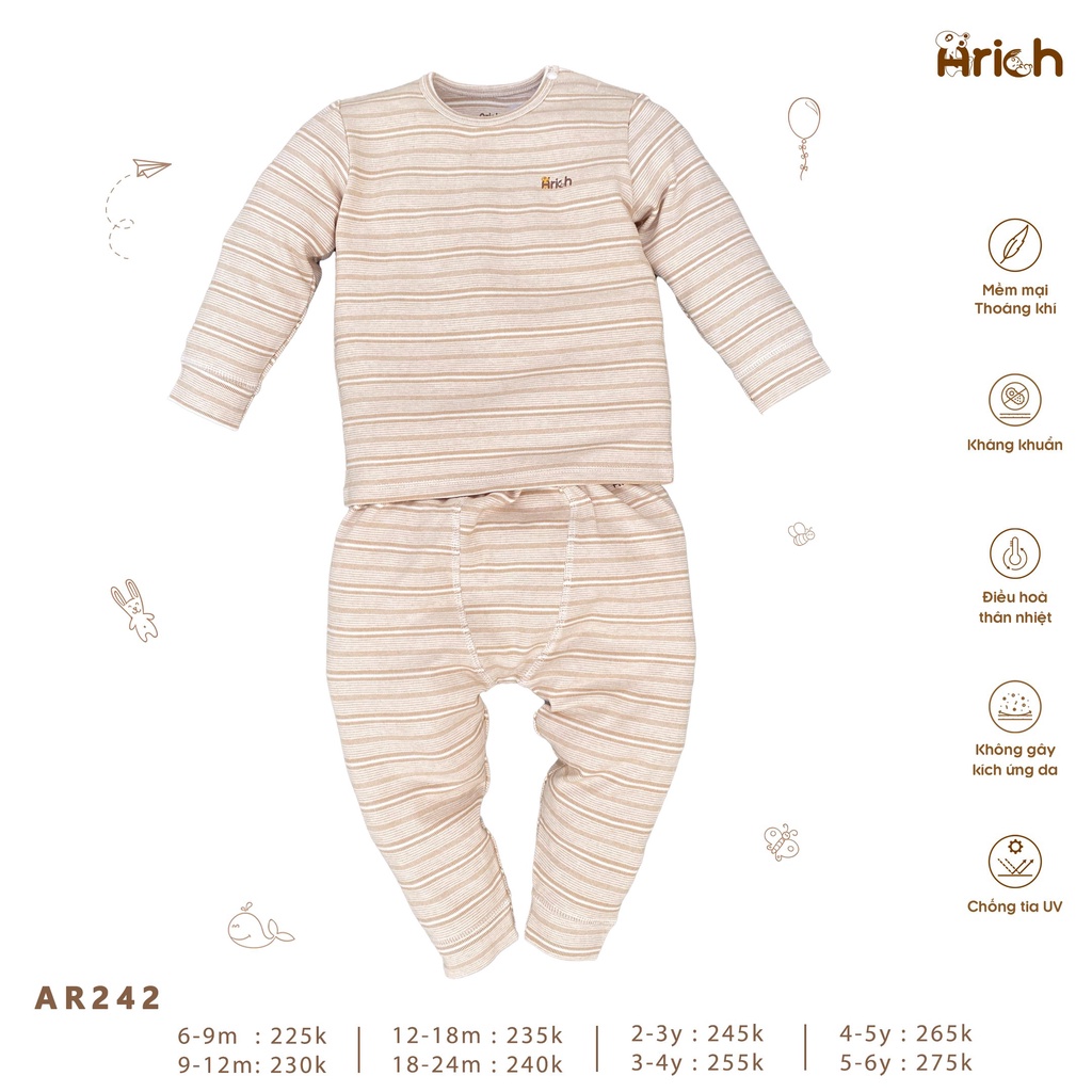 BỘ QUẦN ÁO THU ĐÔNG ARICH 225-275k/1bộ (size 6 tháng đến 6 tuổi )