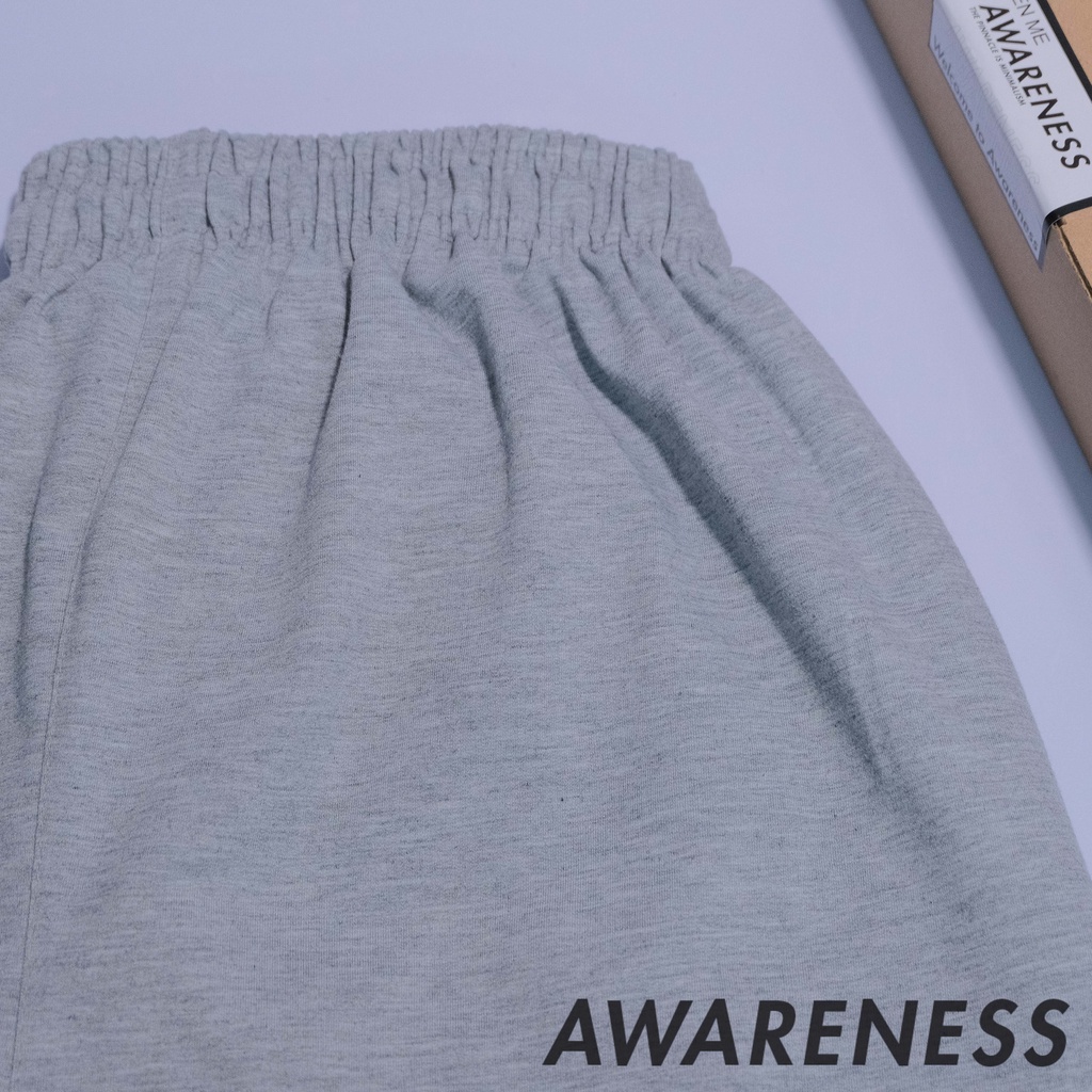 Quần Thun Đen Xám ống rộng Nam Basic - Quần Thun Nam Nữ dễ phối đồ - Phong cách Hàn Quốc - awareness