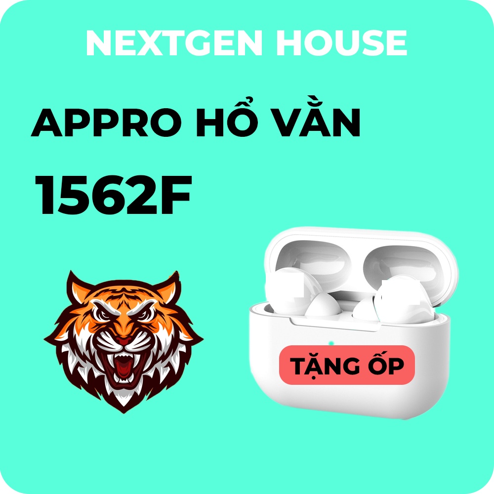 Tai Nghe Không Dây APPro Hổ Vằn 1562F, Âm Thanh Siêu Hay, Chống Ồn, Chống Nước, Sạc Không Dây