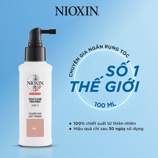 Tinh Chất NIOIXIN 3 Dành Cho Tóc Hay Tạo Kiểu, Thưa Mỏng Và Rụng Nhẹ Scalp & Hair Treatment 100ml