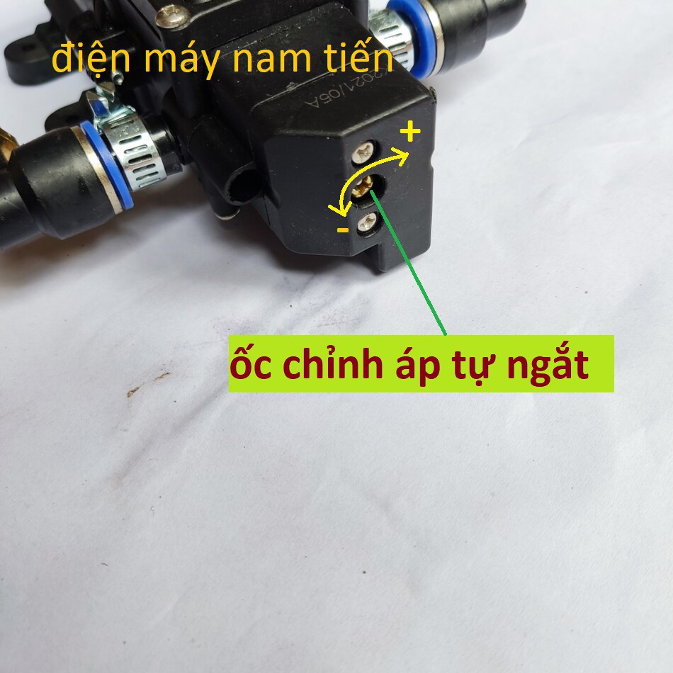 Máy bơm tăng áp mini 12v , tự động ngắt - bơm tăng áp máy giăt