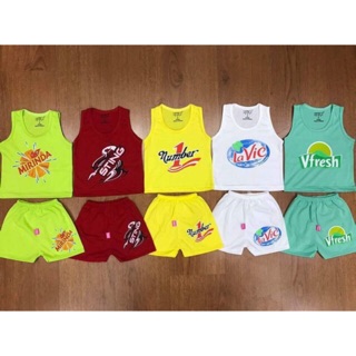 Combo 25   bộ ba lỗ đùi cotton cho bé 
