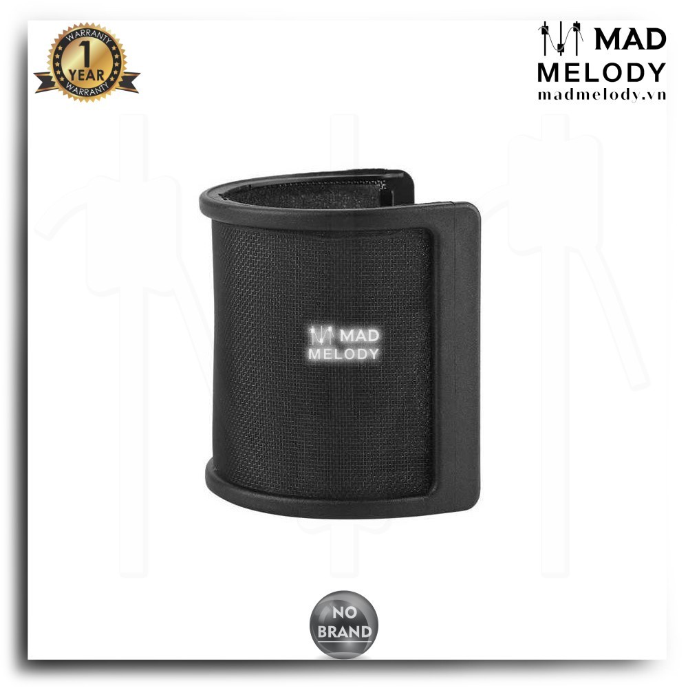 Màng lọc âm hai lớp The Bop Net Professional Pop Filter Cage kẹp thân mic tặng kèm 4 thun dự phòng