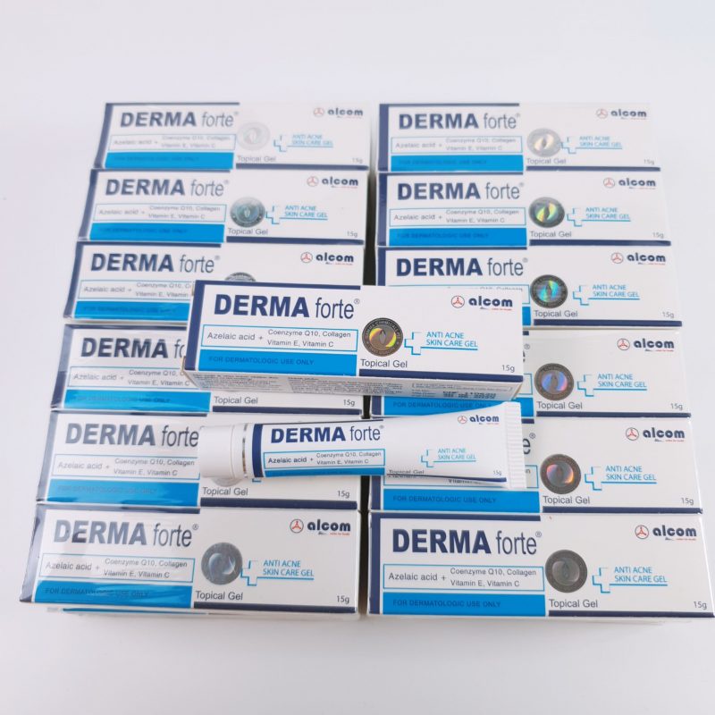 Derma Forte Gel Mẫu Mới Advanced, Giảm Mụn Trứng Cá/Ẩn/Dưỡng Trắng Da/Giảm Thâm Mụn/MS/C Chính Hãng 15g - Derma Beauty