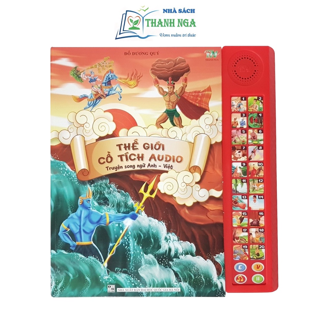 Sách- Truyện song ngữ Anh Việt - Thế giới cổ tích audio cho bé