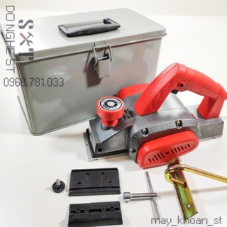 Bào gỗ HALOSHI HL82 có thùng kim loại - BH 12 tháng