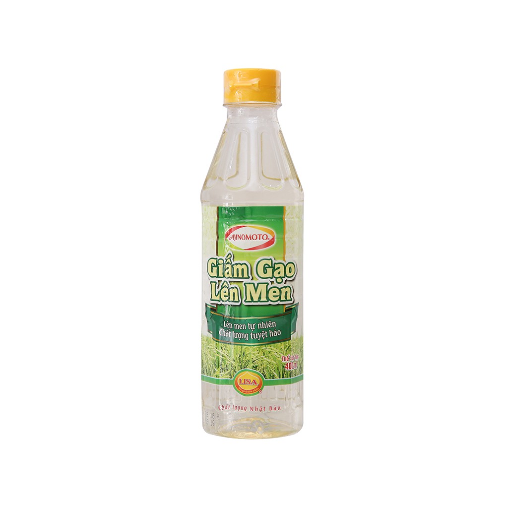 [HCM] Giấm gạo lên men Ajinomoto chai 400ml