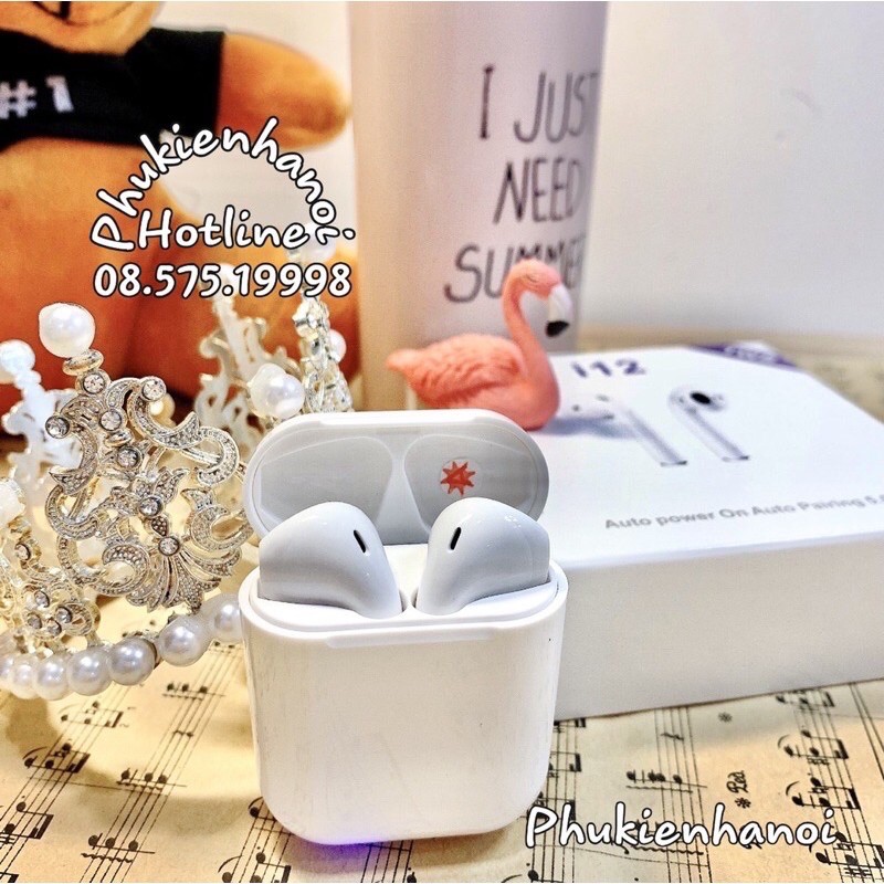 Tai Nghe Không Dây i12 TWS PKH112 , Cảm ứng nhạy, âm thanh siêu hay | BigBuy360 - bigbuy360.vn