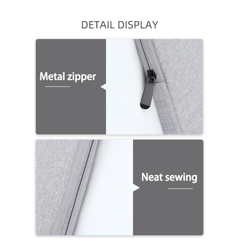 Túi Đựng Mềm Có Khóa Kéo Chống Sốc Cho Laptop 13",15.6 inch