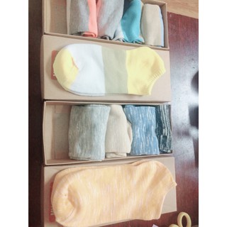 Set hộp 5 đôi tất nữ muji