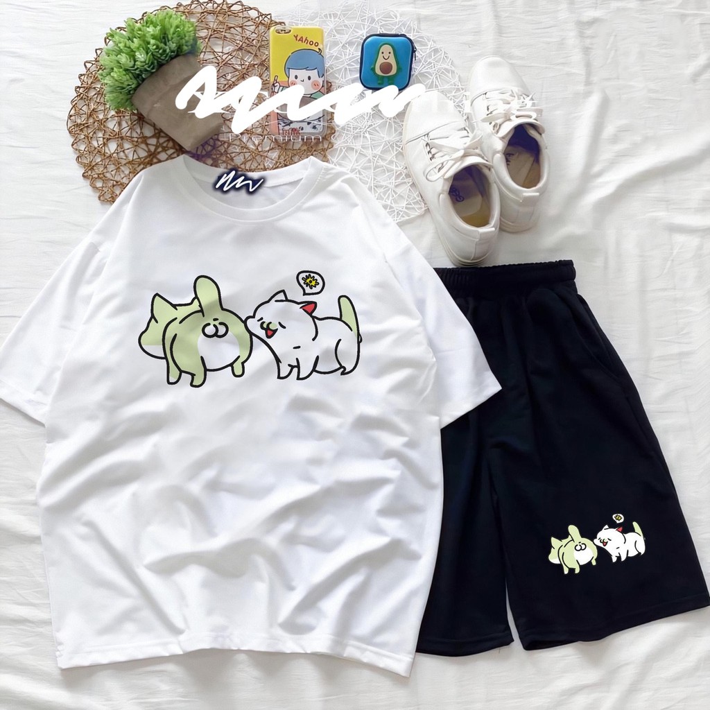 Đồ Bộ Hoạt Hình Unisex KHUNG LONG – Aossi , Set Cartoon, Freesize, Thun Cotton, Nam Nữ Đều Mặc Được
