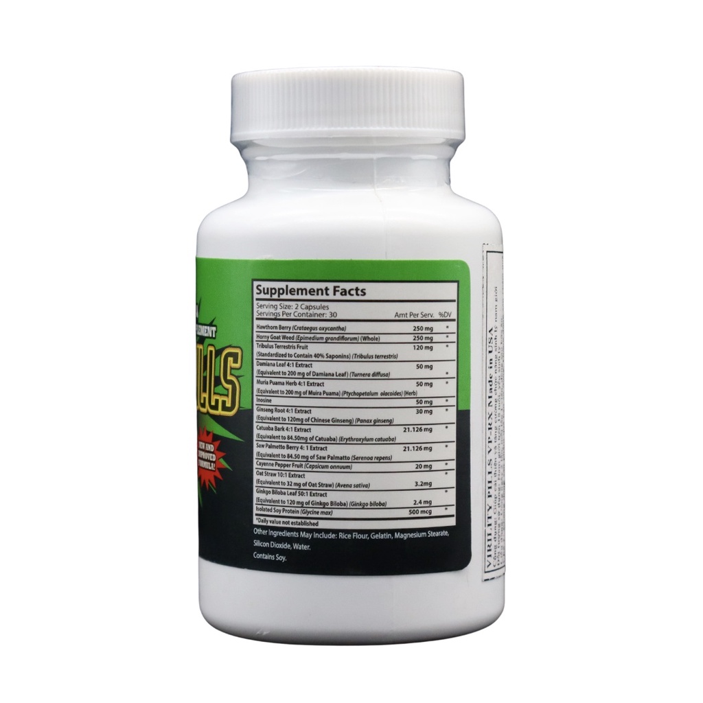 Virility VPRX Pills - Hỗ Trợ Rối Loạn Cương Dương và Xuất Tinh Sớm 60 Viên