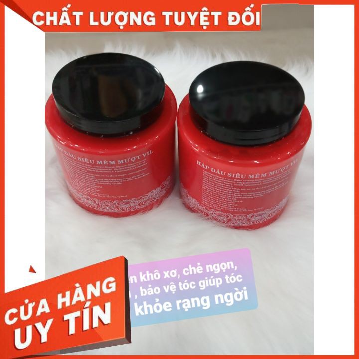 Hấp Dầu Kem ủ Siêu Mềm Mượt VIL  3D HAIR 1000ml  🍓FREESHIP 🍓 phục hồi tóc,mềm mượt giữ màu phủ lụa phục hồi tóc bóng đẹp