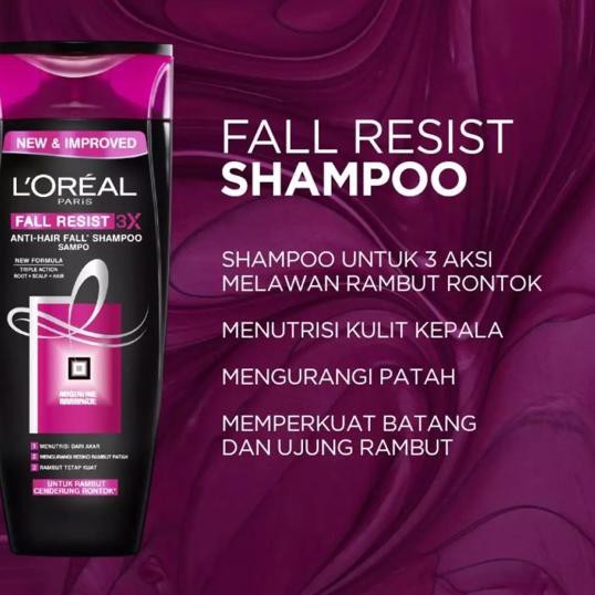 LOREAL (Hàng Mới Về) Dầu Gội L 'Oreal Paris Chống Rụng Tóc Dung Tích 650 ml Đen