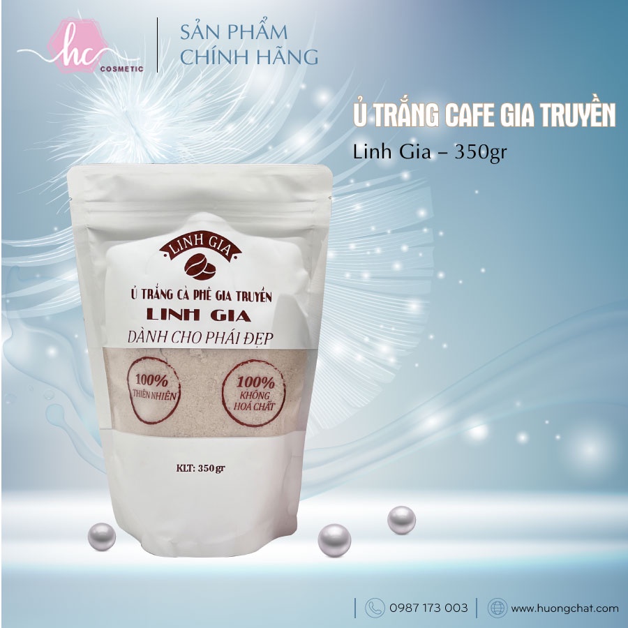 Ủ Trắng Cafe Gia Truyền loại bỏ hết các tế bào chết trên da, sạch da, căng bóng, trắng hồng - Hương Chất Cosmetic