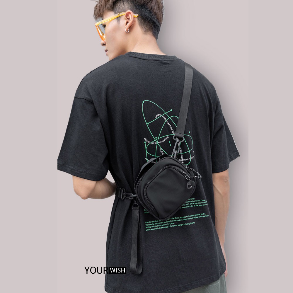 Túi đeo chéo mini bag nam nữ chống nước thời trang nhỏ gọn tiện lợi Yourwish TD39 vải cao cấp dày dặn basic năng động | BigBuy360 - bigbuy360.vn