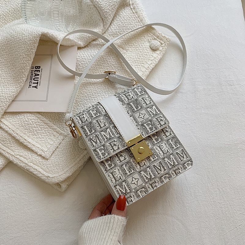 Túi đeo chéo nhỏ hình vuông thời trang mùa thu cho nữ 2021