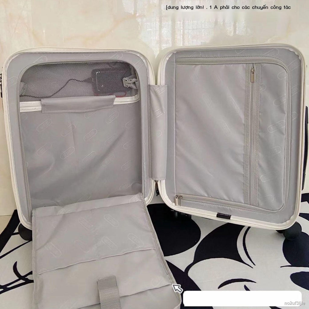 Hành lý cổng sạc USB Hộp đựng đồ lên máy bay vali 20 inch