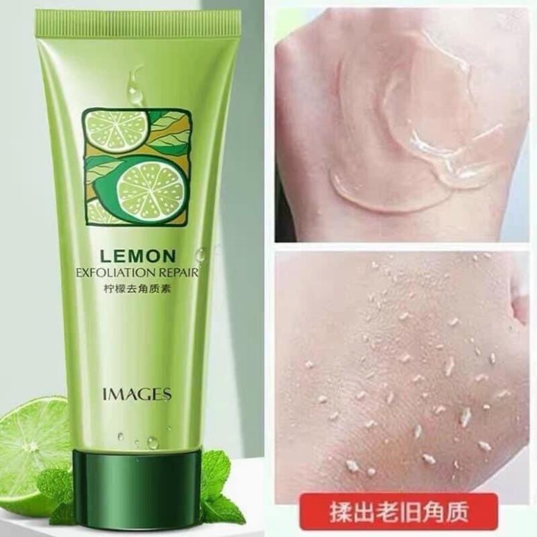 Hg5t N80 Gel Tẩy Tế Bào Chết, Tẩy Da Chết Dành Cho Da Mặt Chiết Xuất Chanh Tươi 120gr