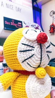Doraemon bằng len handmade - Doremi - Gấu bông len - quà cho bé