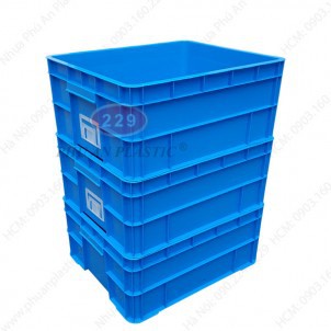 Thùng nhựa B8 Nhựa Phú An - KT 520 x 424 x 220 mm